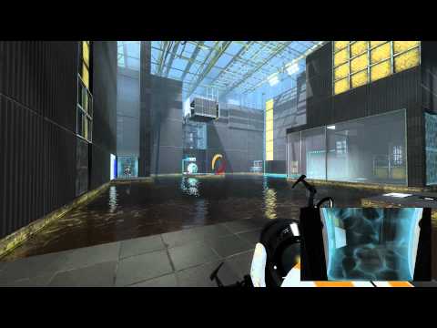 Portal 2 Co-op Let's Play -  Chapter 6 Chamber 3 (DLC) [HD 1080p]