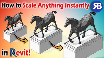 Revit Snippet: How to Scale Any Family Instantly & Freely