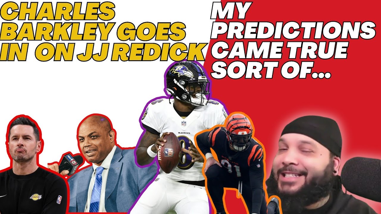 JJ Redick vs. Charles Barkley Feud + LeBron’s GOAT Milestone + Lamar’s Historic Season