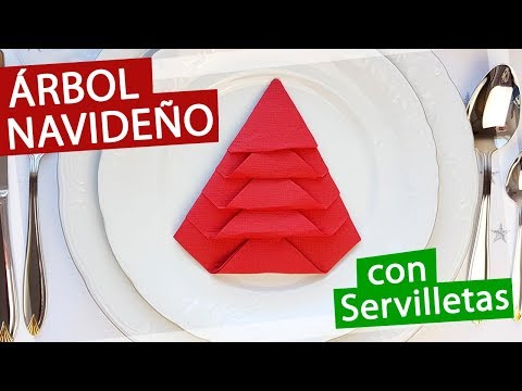 Video: Cómo Hacer Un árbol De Navidad Con Servilletas