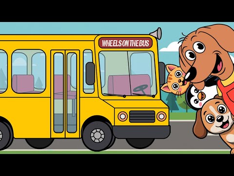 Wheels on the Bus by Kiddo Crew! 🚌🎶