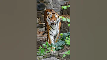 Angry Bengal Tiger Roaring & Growling