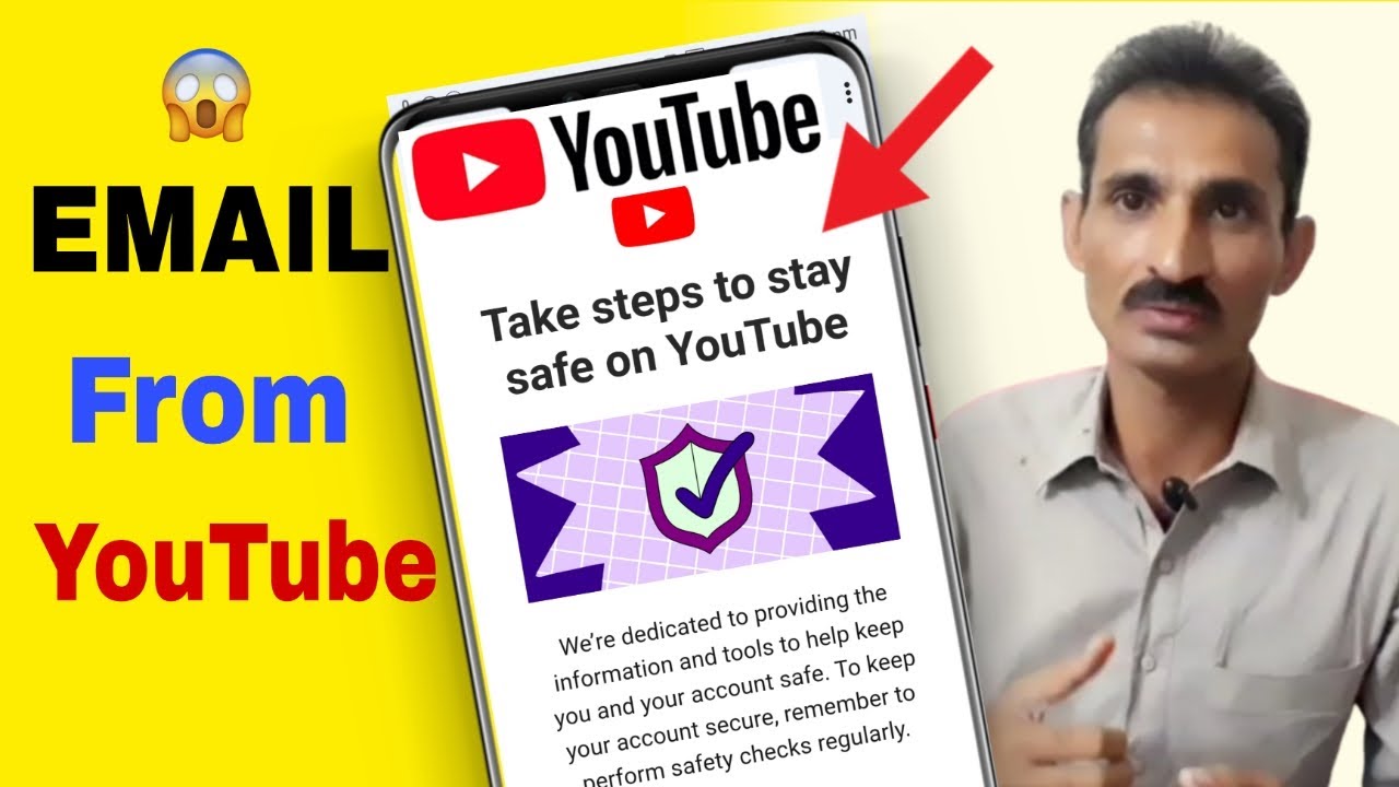 Take steps to stay safe on YouTube | Mail from YouTube to send all Creators !!