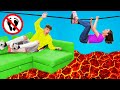 EXTREME 'THE FLOOR IS LAVA' CHALLENGE || Epic 24 HOUR Challenge and Funny Situations by GOTCHA!