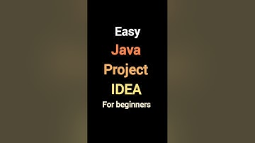 JAVA PROJECT IDEA FOR BEGINNERS #java #beginner #programming #project #technology #viral
