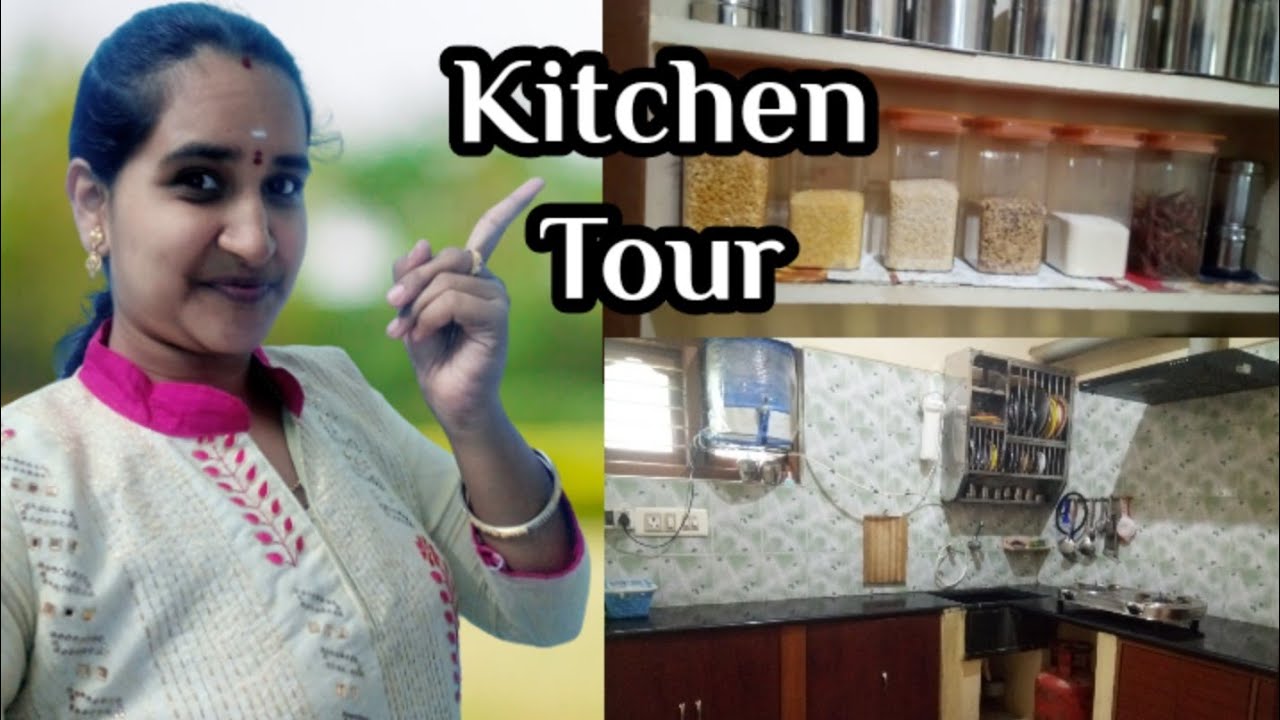 Kitchen Tour and fridge organization in tamil / How to organize kitchen