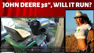 john deere STX38, will it run?