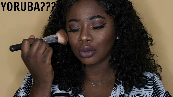 Doing my Makeup in YORUBA || Nigerian Language eve...