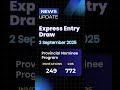 🚨First Express Entry Draw of September 2025🚨#expressentry #canada #PNP #immigration #canadapr