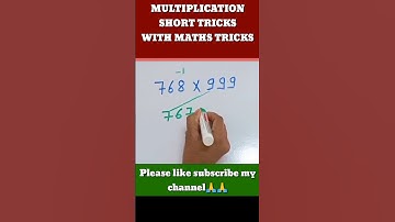 Multiplication short Tricks/Maths Fast calculation/#shortvideo#mentelmaths #shorts #maths