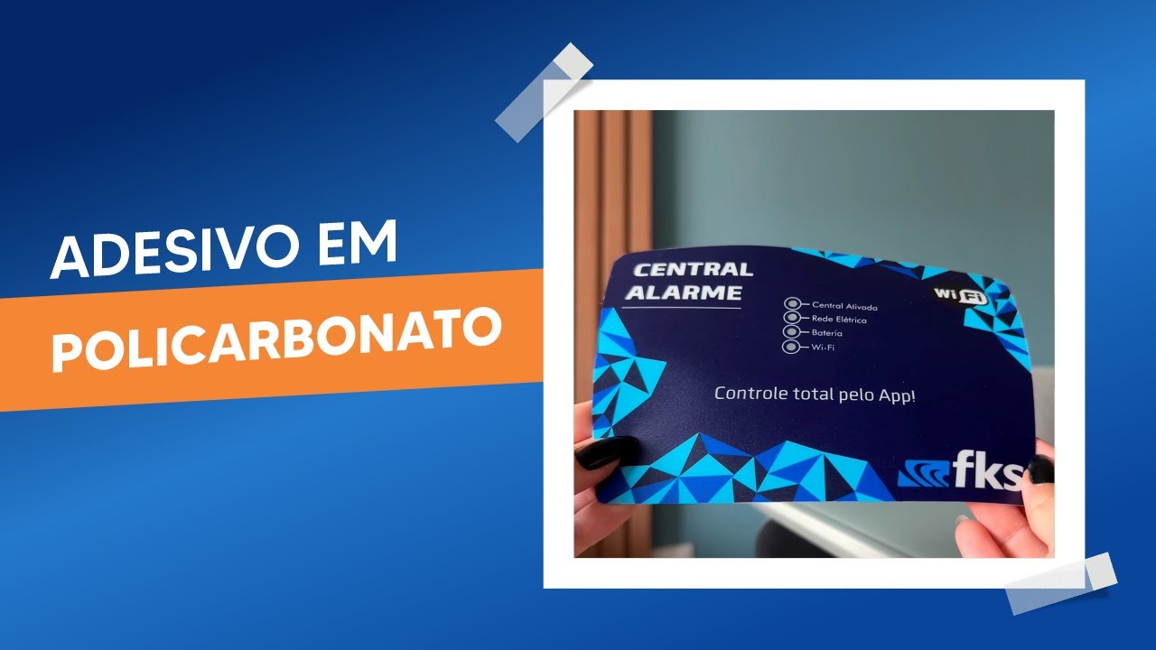 Vídeo sobre o painel adesivo em policarbonato da GID
