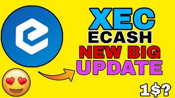 Xec Coin Price Prediction 😍 | Ecash Coin New Latest Update | Xec Coin News Today | Xec Crypto