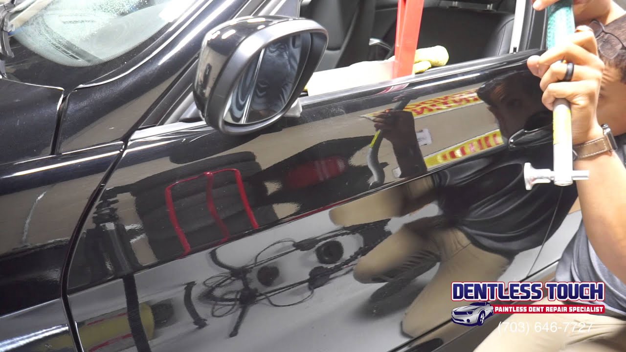 BMW 328i Dent Repair by Dentless Touch - YouTube