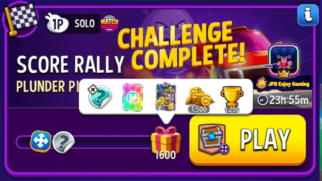 Plunder Pirates Super Sized Solo Challenge Score Rally 1600 Score plunder-pirates-super-sized-solo-challenge-score-rally-1600-score
