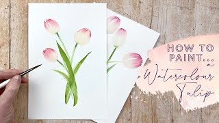 How To Paint A Watercolour Tulip