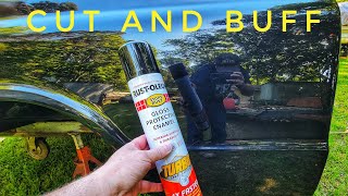 (SPRAY PAINT) Your Car At HOME Pt. 2 (How To Cut & Buff) For A SHOW CAR FINISH