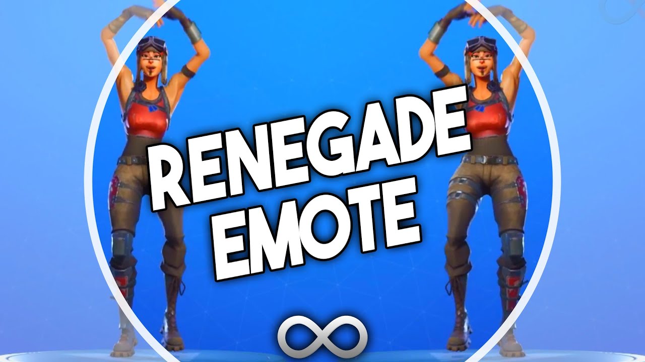 FORTNITE THE RENEGADE EMOTE with OG Renegade Raider skin YouTube