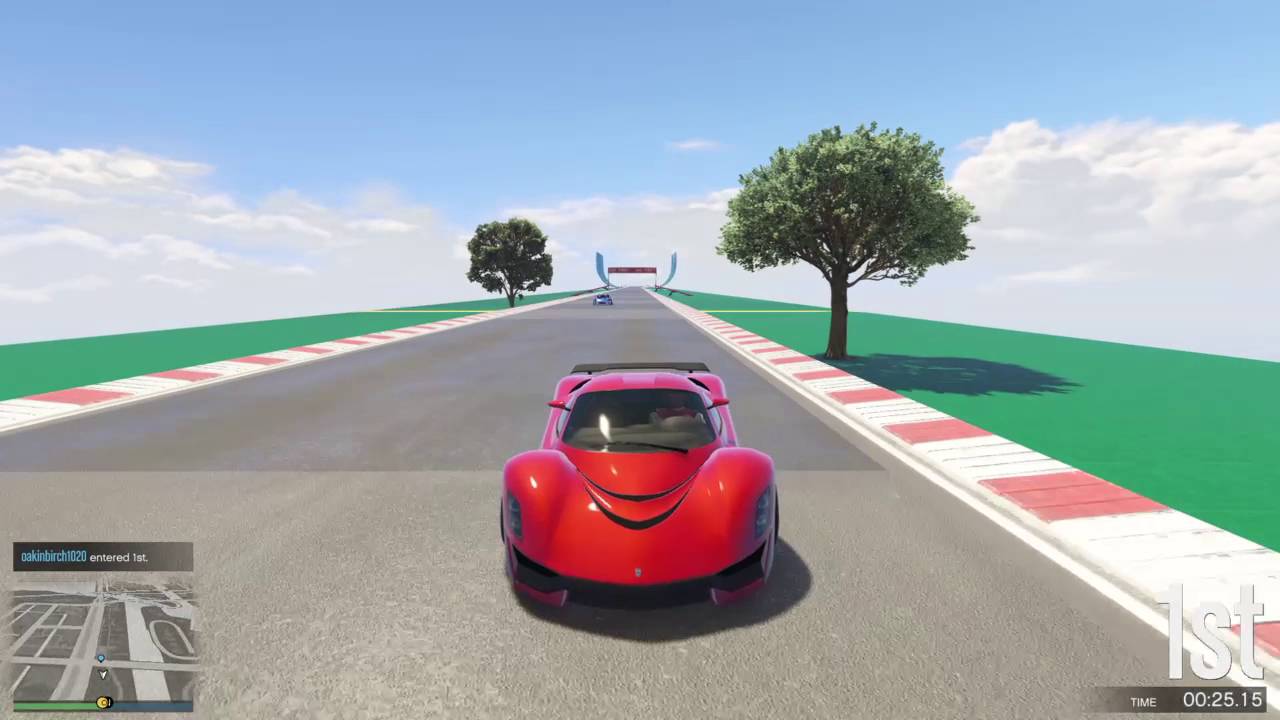 GTA 5 Top Speed Drag Race (Turismo vs. Voltic) - YouTube