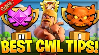 Best Clan War League Tips \& Tricks: How to Get Promoted Every CWL Season in Clash of Clans
