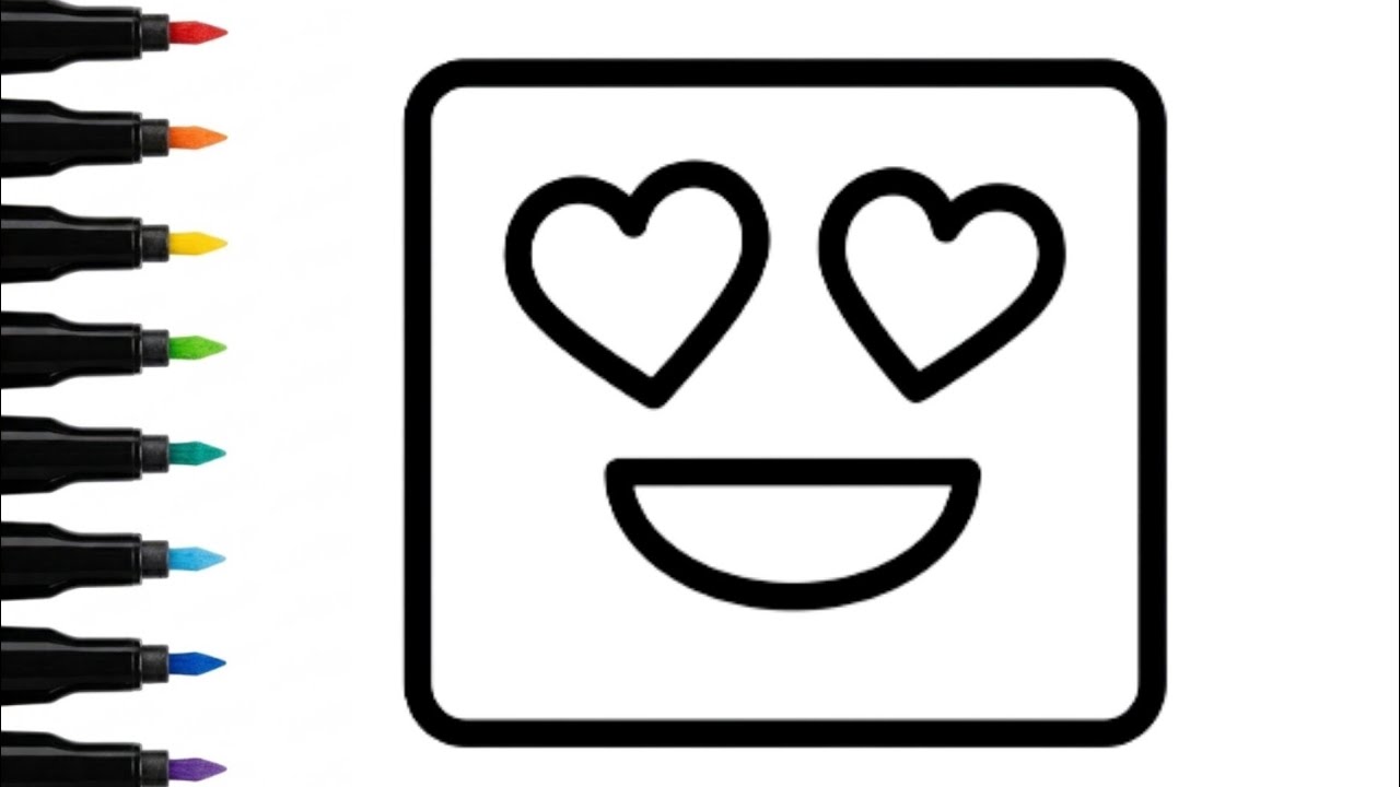 How to Draw an Emoji 😊 | Emoji Drawing for Kids | Fun and Easy