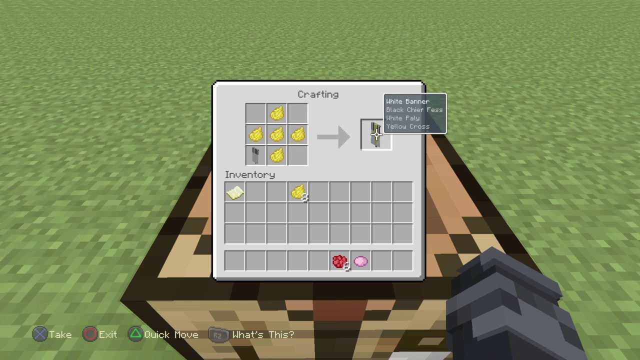 Minecraft Playstation 4 Edition How To Craft A Happy Face Banner