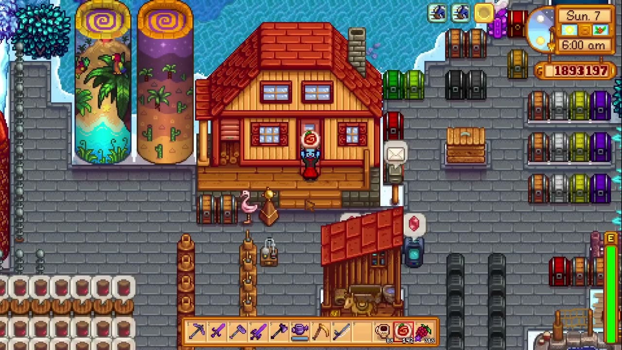 How to learn Mango Sticky Rice cooking recipe Stardew Valley YouTube