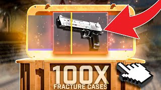 I OPENED 100 FRACTURE CASES ON COUNTER STRIKE 2! (INSANE)