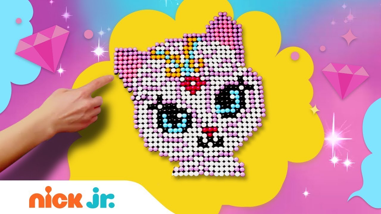 ⁣DIY Arts & Craft w/ Nahal Pixel Pictures | Shimmer & Shine | Nick Jr.