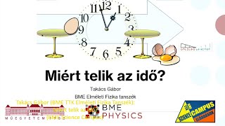 Miért telik az idő? - Takács Gábor (BME TTK Elméleti Fizika Tanszék) előadása (2023.03.31.)