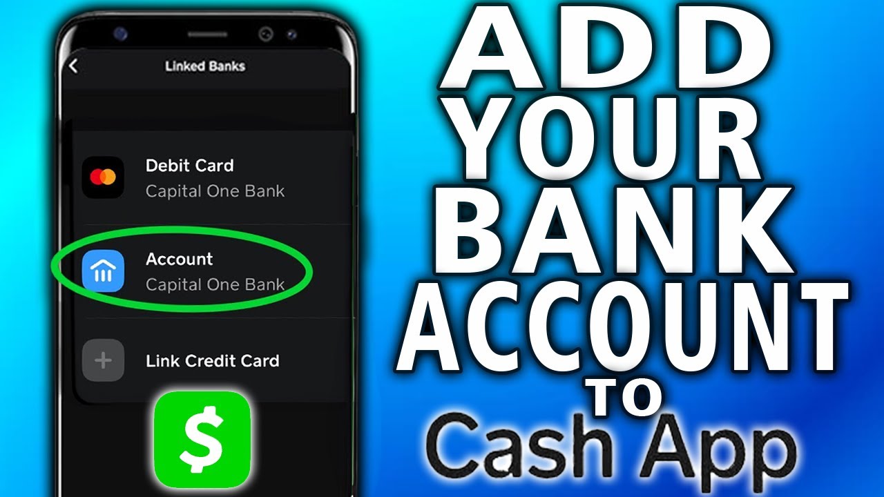 How to Add Your Bank Account to Cash App (easy) - YouTube