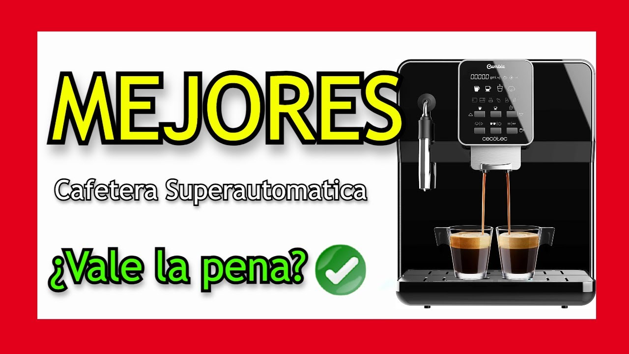 🥇 MEJOR CECOTEC CAFETERA MEGAUTOMÁTICA - Power Matic-ccino 6000 Serie Nera  ¿La MEJOR Cafetera? ✔️ - YouTube