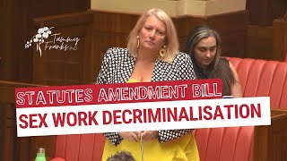 Statutes Amendment Repeal of Sex Work Offences Bill