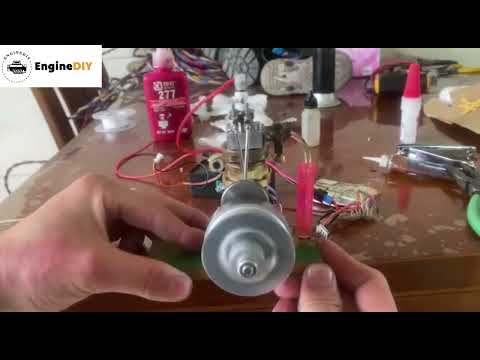 DIY Four-Stroke Water Pipe Engine | EngineDIY