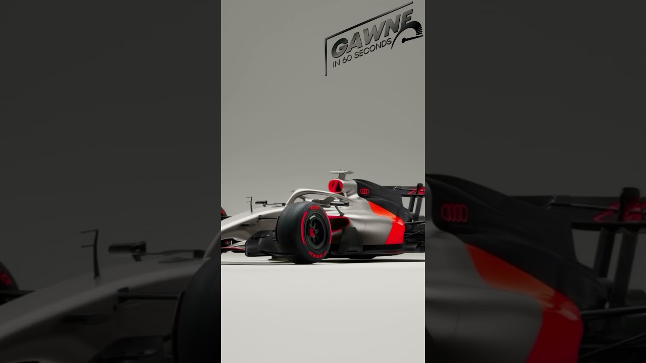 AUDI F1 OFFICIAL CONCEPT LIVERY REVEAL 