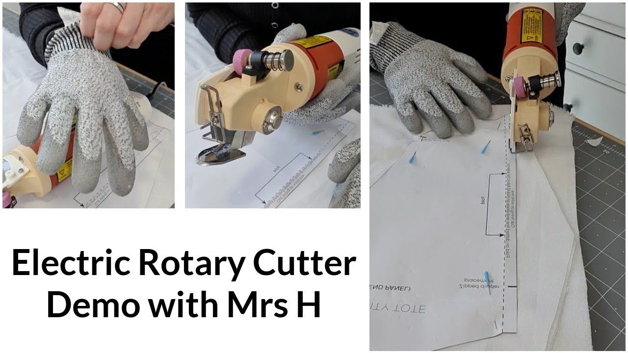 Electric Rotary Cutter Demo with Mrs H! 