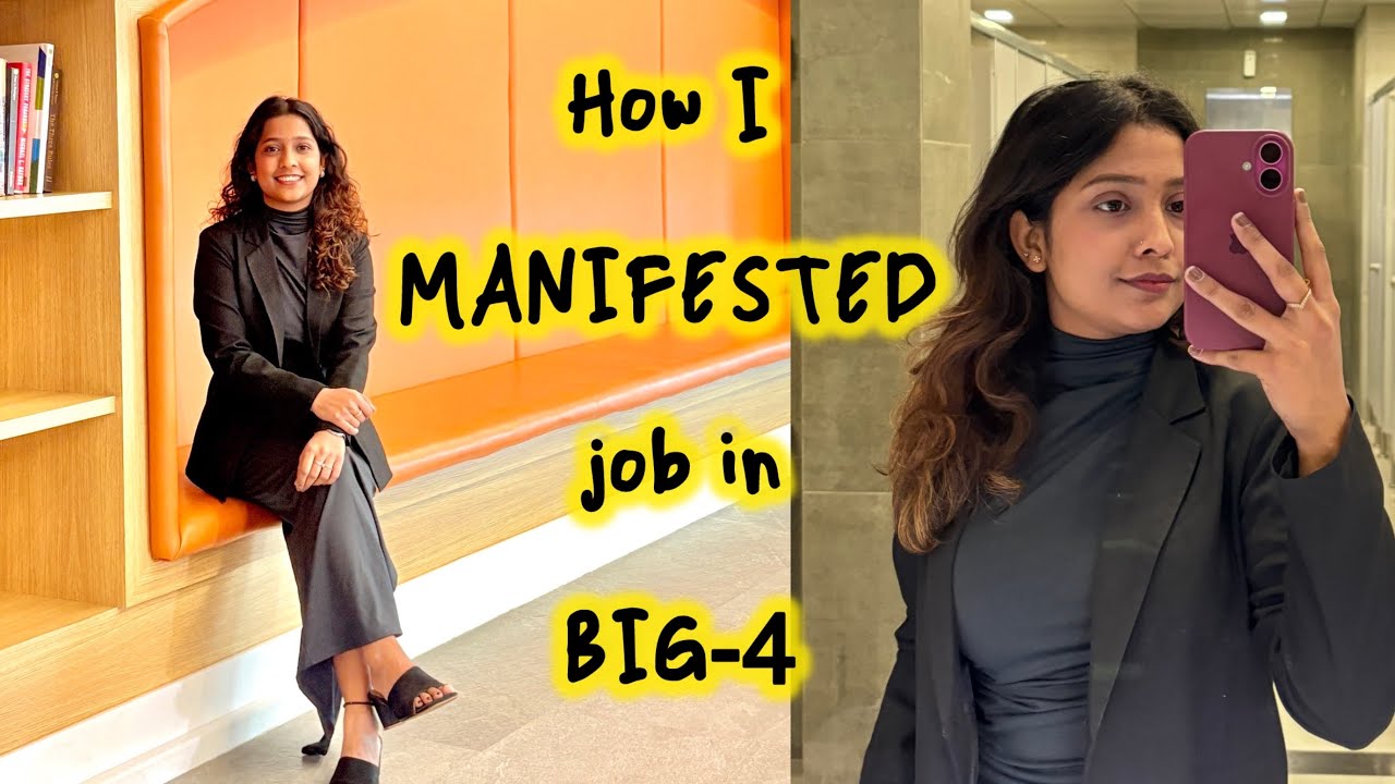 How I *MANIFESTED* my Dream Job in BIG-4 using LAW Of ATTRACTION - YouTube