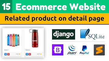 Show related products on product detail page | Django eCommerce Website | Django Tutorials