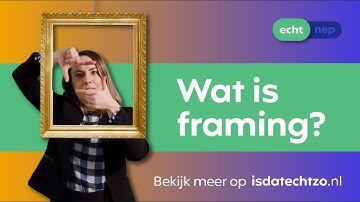 🤷‍♀️ Wat is framing eigenlijk?