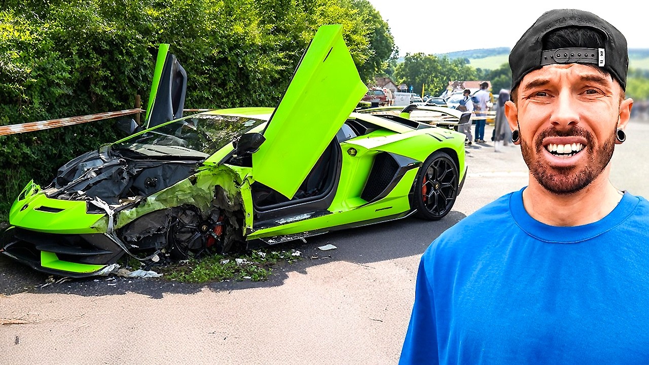 Я купил разбитый Lamborghini Aventador SVJ / ЧАСТЬ 1