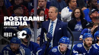Jon Cooper | Postgame vs. Calgary | 2.27.25