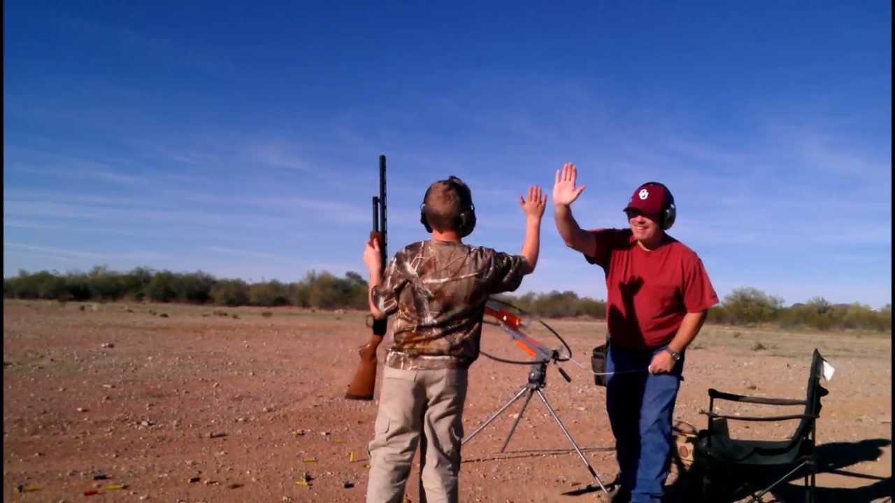 10 year old Shooting Sporting Clays YouTube