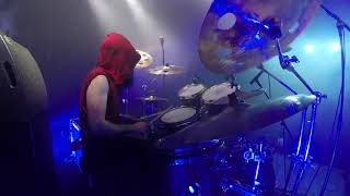 Menthor Drum cam - Enthroned - Of Shrines &amp; Sovereigns live @ Het Entrepôt, Bruges, 2019.11.02