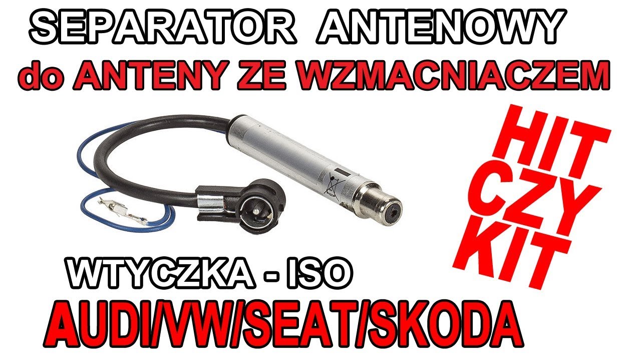 Jak Zamontować Wzmacniacz Separator Antenowy Za 6Zł Do Vw Seat Skoda Audi/Czy To Działa?Hit Czy Kit? - Youtube