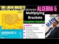 EdEXCEL International Mathematics A| Multiplying brackets | Exercise One and One Star| Page 313 314