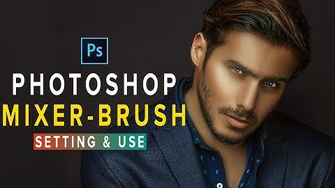 Mixer Brush Tool Setting for Skin Smooth High-end Retouching in Photoshop : Photoshop Tutorial
