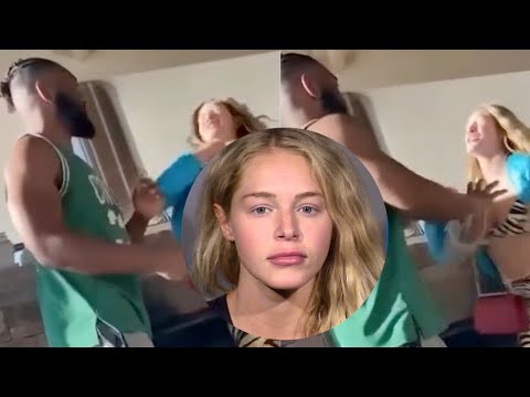 Vídeo muestra a modelo OnlyFans atacando a su novio meses antes de