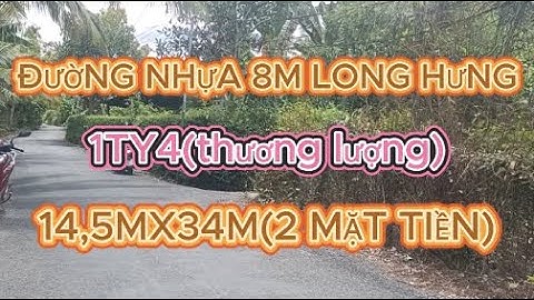 Nhà đất tiền giang -Đất ngộp bán gấp hai mặt tiền nhựa lớn Long Hưng - BĐS KIM LỘC #KL132