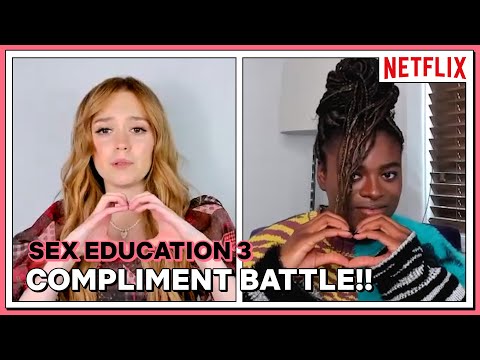 Sex Education Cast play Compliment Battle | Netflix