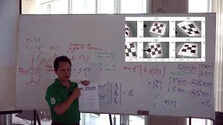 Direct linear transformation for homography matrix estimation