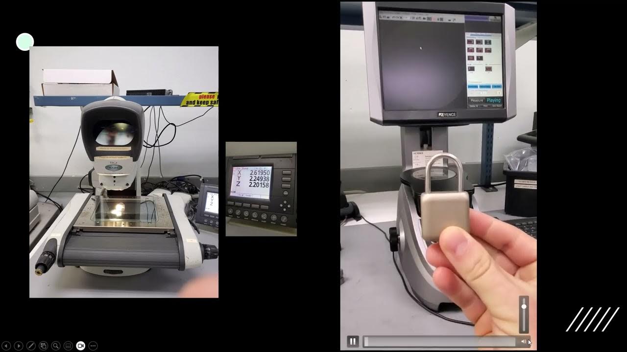 optical comparators vision systems YouTube